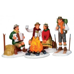 Alpine Ski Party, Set of 4 Alpine Ski Party, Set of 4
